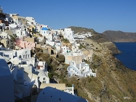 Oia in Santorini