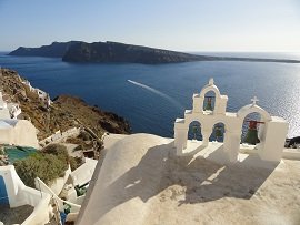 Oia in Santorini