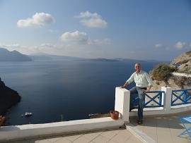 Kameni islands santorini