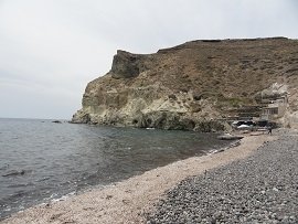 Santorini, Snack Bar Kabia - Kambia Beach