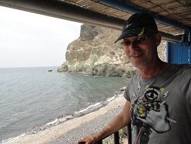 Santorini, Snack Bar Kabia - Kambia Beach