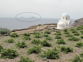 Santorini, Christiana islets