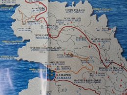 Sifnos map, Sifnos plattegrond