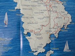 Sifnos map, Sifnos plattegrond