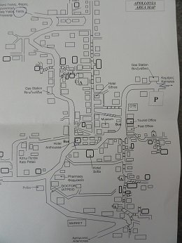 Sifnos map, Sifnos plattegrond