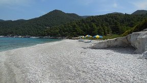 Skopelos, Milia beach