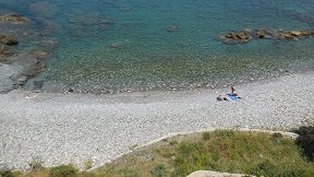 Skopelos Town pebble beach