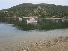 Pefkos beach, Skyros